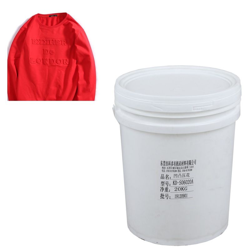 Embossing Printing 42 Shore A Hardness Low Viscosity Silicone Rubber